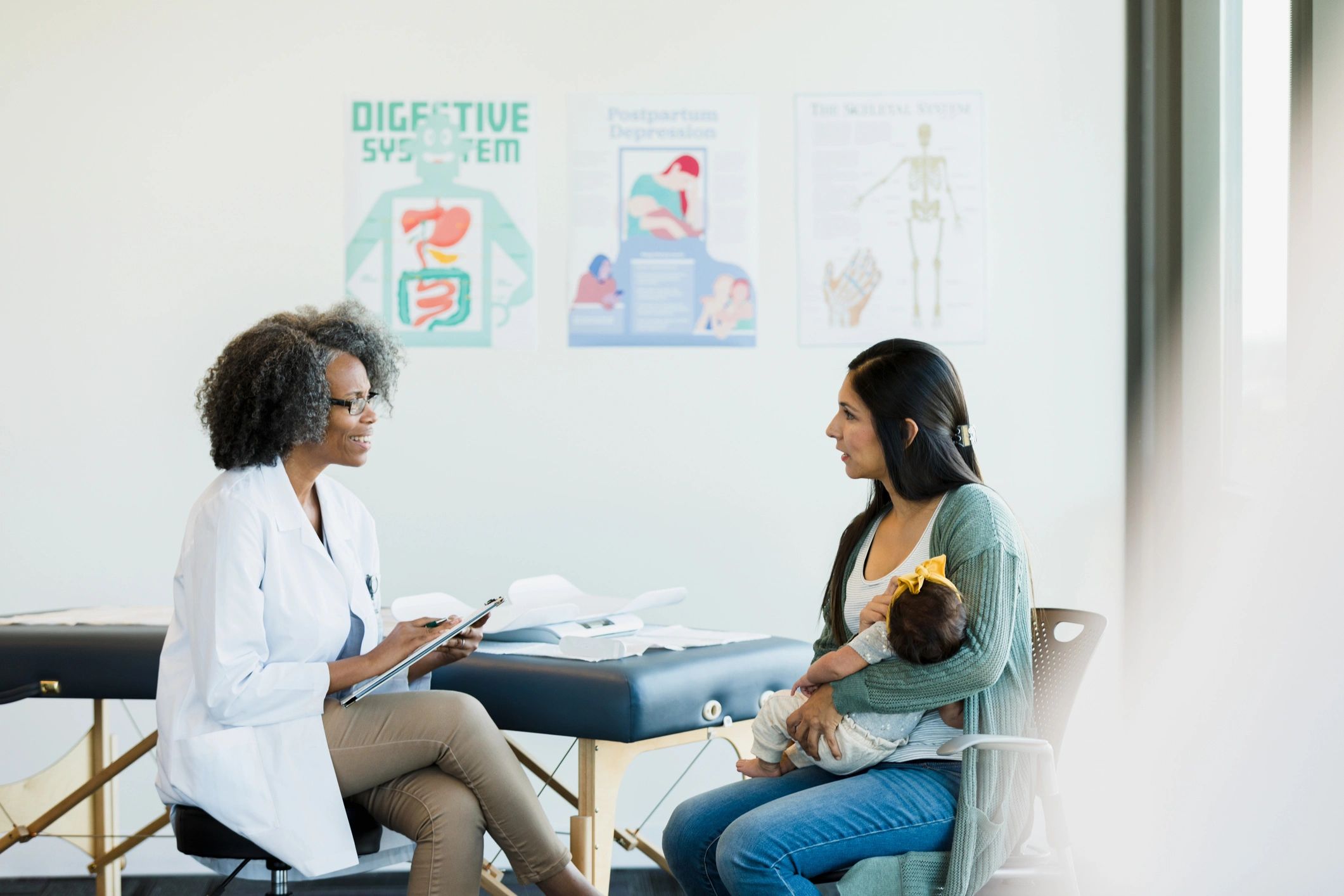 Patient consultation in a healthcare office